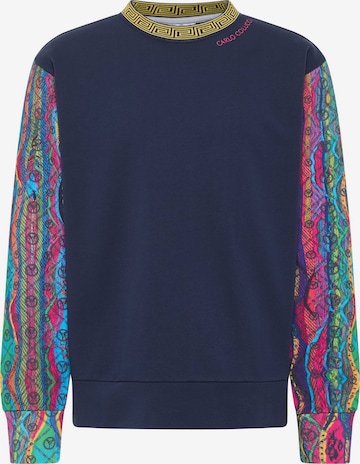 Carlo Colucci Sweatshirt ' De Michiel ' in Blau: predná strana