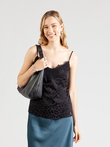 GUESS - Top 'DANIELLE' en negro: frente