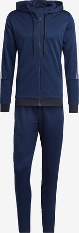 ADIDAS PERFORMANCE Trainingsanzug '3-Stripes' in Blau: predná strana