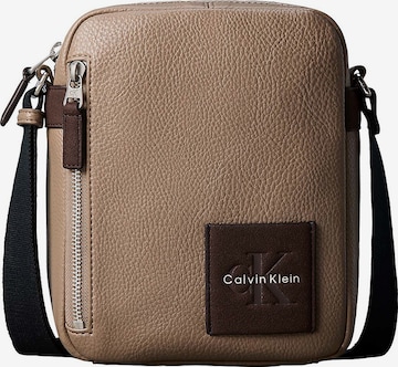 Calvin Klein Crossbody bag in Brown: front