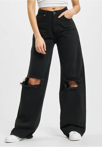 2Y Premium Loosefit Jeans in Zwart