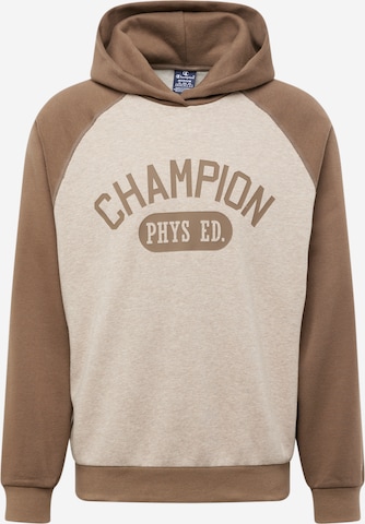 brūns Champion Authentic Athletic Apparel Sportisks džemperis: no priekšpuses