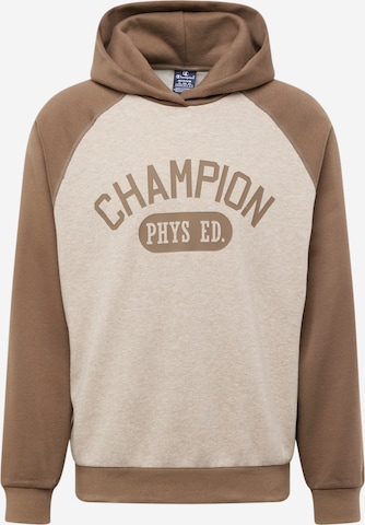 Bluză de molton de la Champion Authentic Athletic Apparel pe maro: față