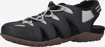 GEOX Hiking Sandals 'Strel B' in Blue: front