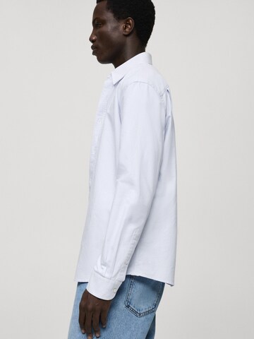 MANGO MAN Regular fit Skjorta 'Kodak' i blå