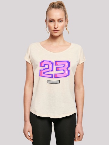 T-shirt 'Pixel' F4NT4STIC en beige : devant