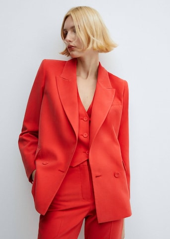 MANGO Suit Vest 'Tempo' in Red