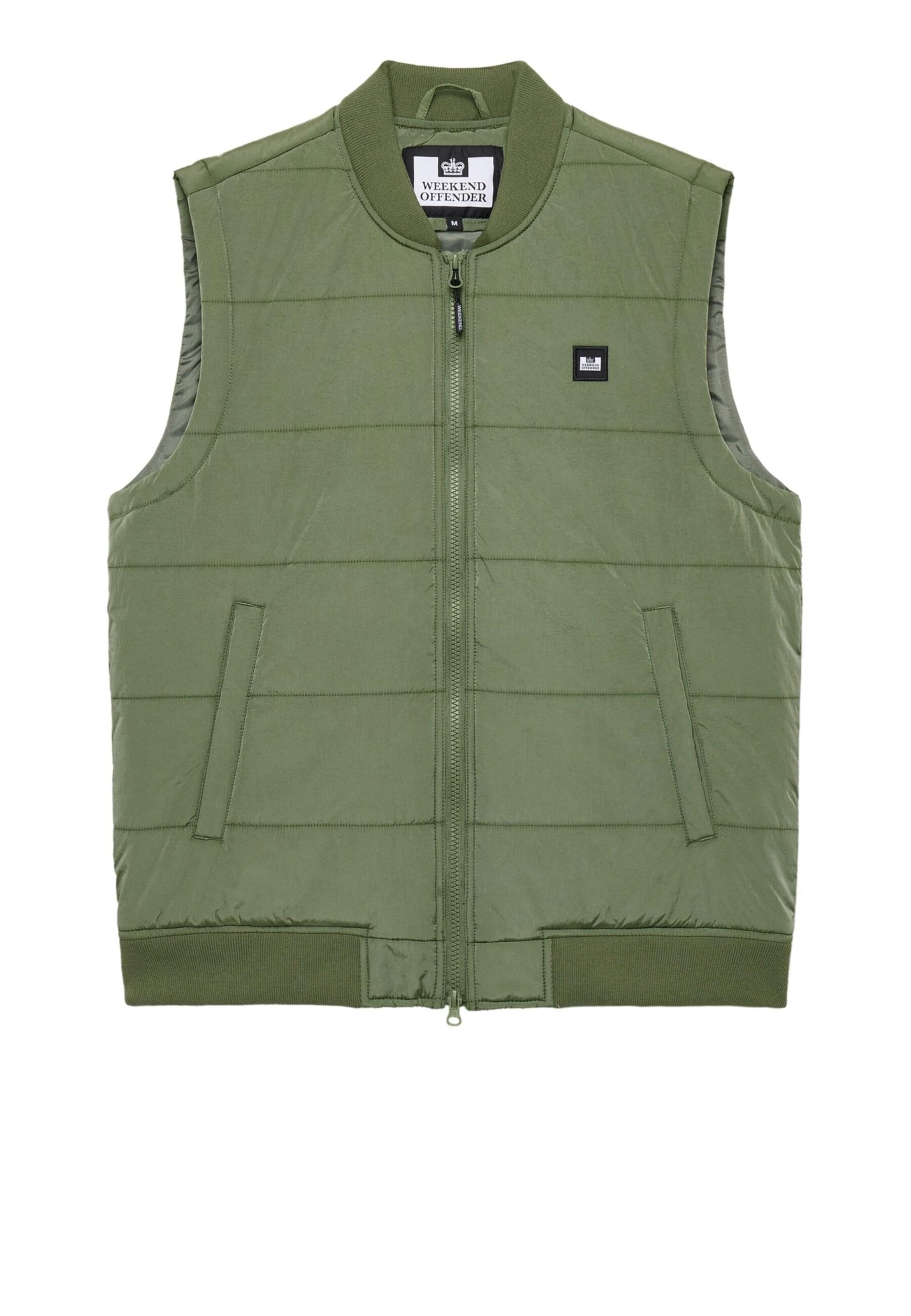 Gilet 'Saharun' di Weekend Offender in verde: frontale