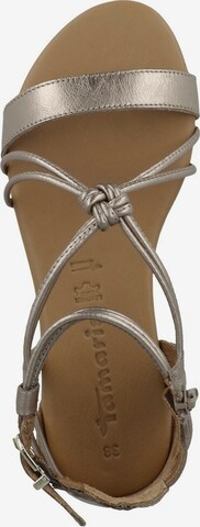 TAMARIS Sandalen met riem in Goud