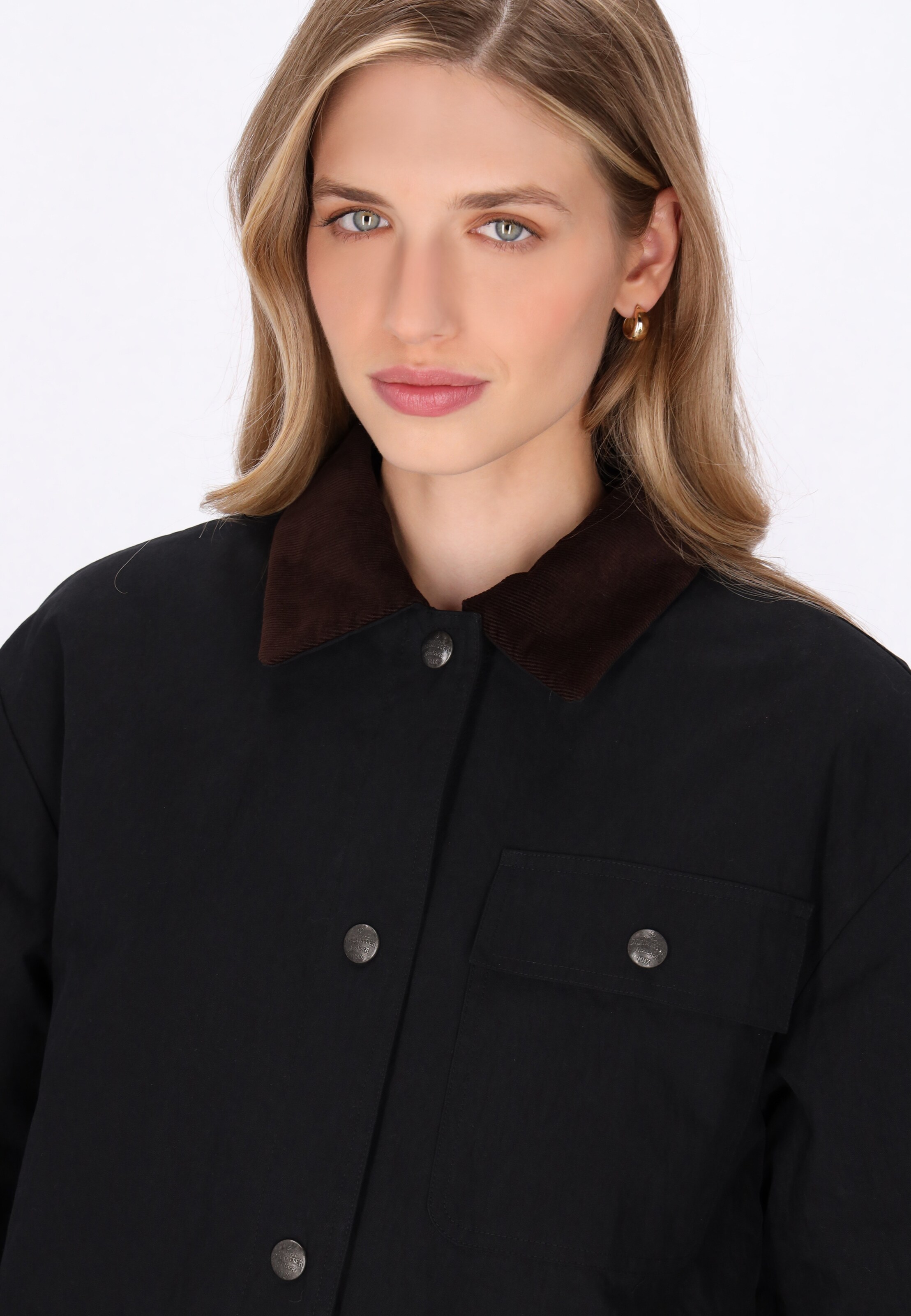 juoda DreiMaster Vintage Demisezoninė striukė