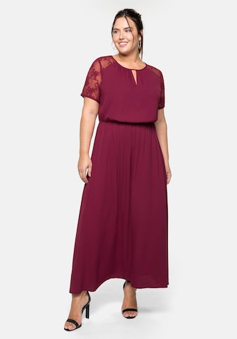 SHEEGO Evening dress in Purple: front