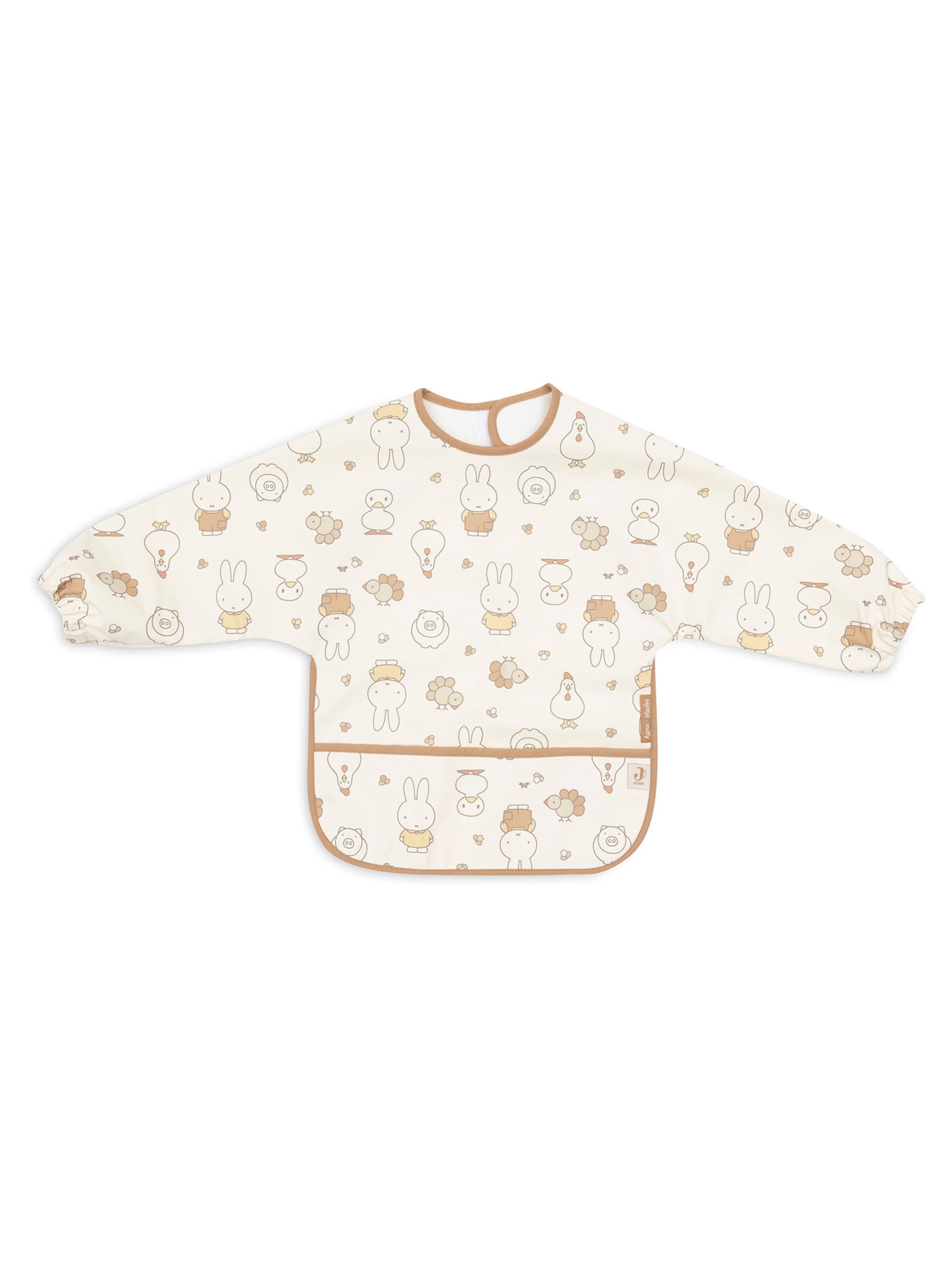 Jollein Slab 'Miffy Family Farm' in Beige: voorkant