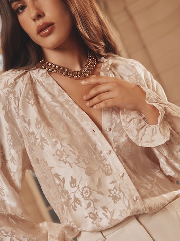 Lipsy Blouse in Gold