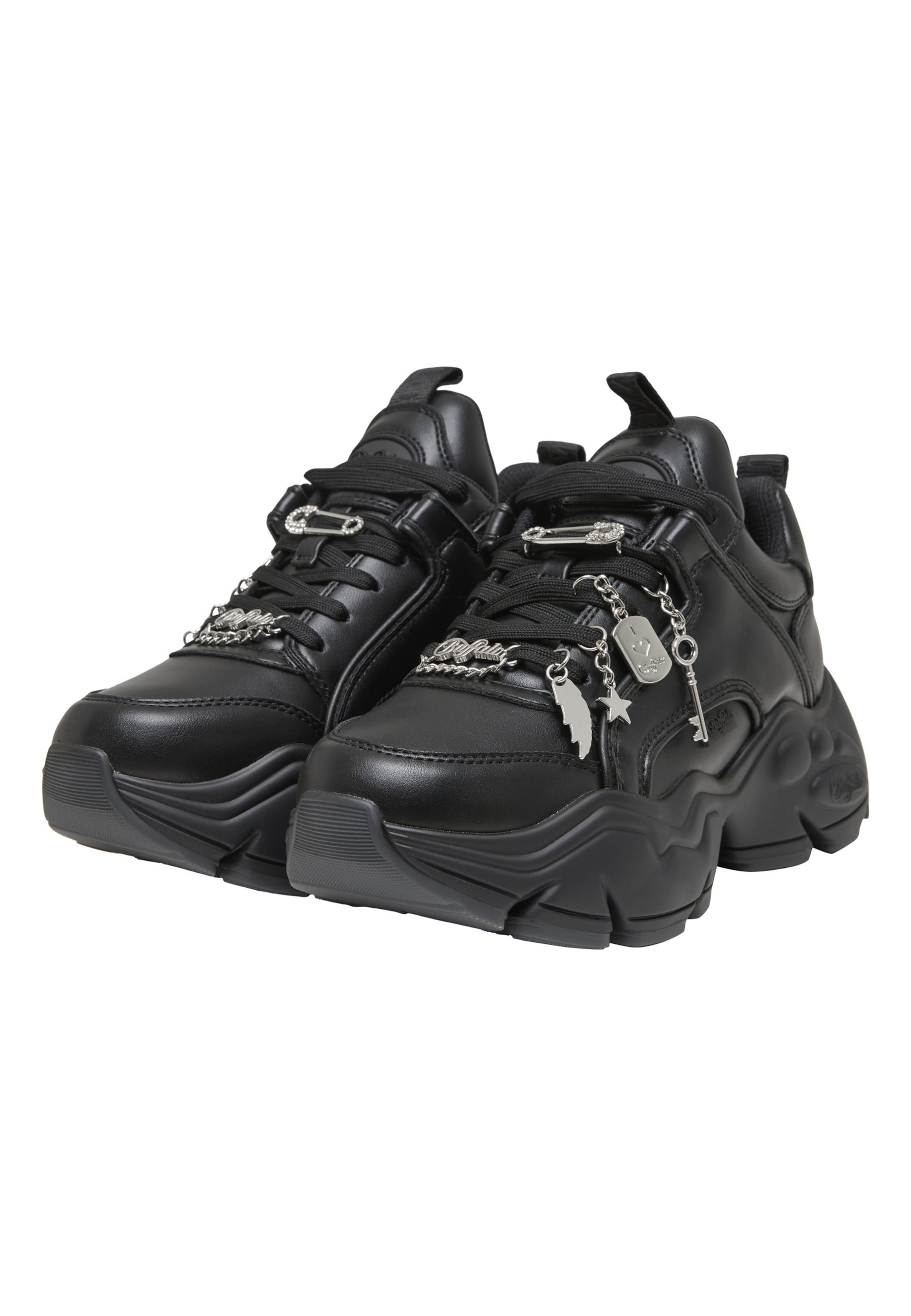 BUFFALO Platform trainers 'Binary Punk 2.0' in Black