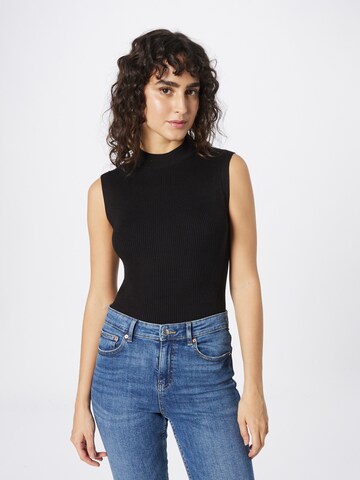COMMA Knitted top in Black: front