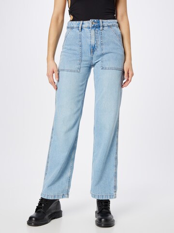 Gina Tricot Regular Jeans in Blue: front