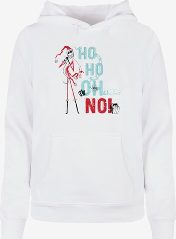 ABSOLUTE CULT Sweatshirt 'The Nightmare Before Christmas - Ho Ho No' in Weiß: predná strana
