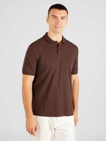 HUGO Red Shirt 'Drouts' in Brown: front