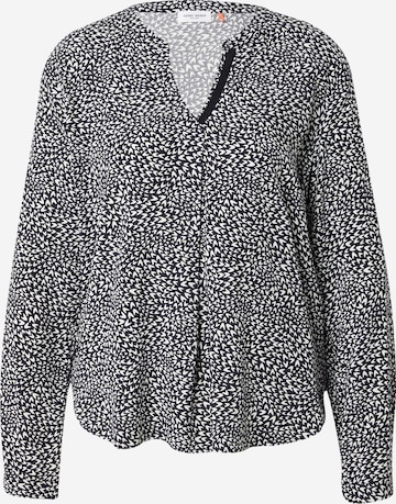 GERRY WEBER Blouse in Zwart: voorkant