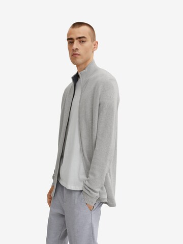 TOM TAILOR Knit Cardigan in Grey