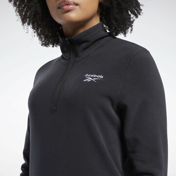 Reebok Sport Athletic Sweater in Black