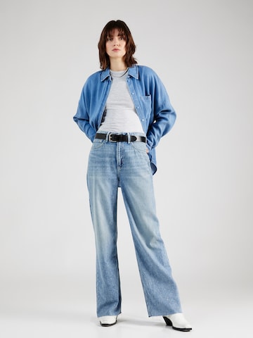 rag & bone Wide leg Jeans ' LOGAN' in Blue