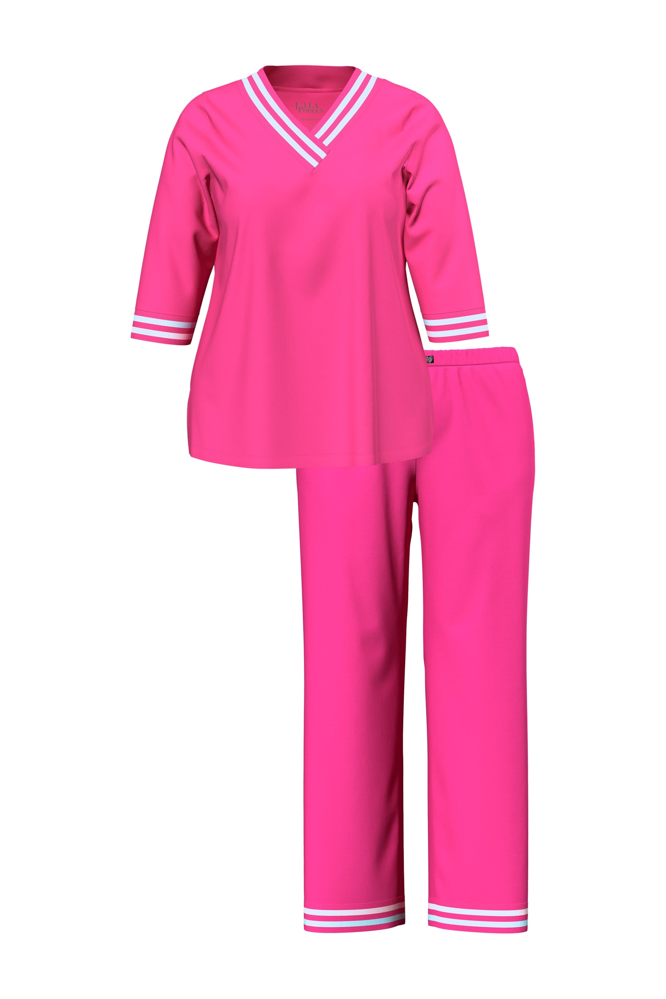 Ulla Popken Pajama in M-L in Pink, Item view