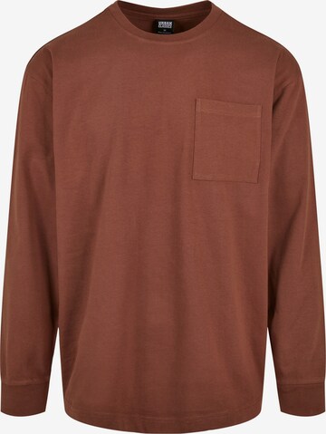 Urban Classics Shirt in Bruin: voorkant