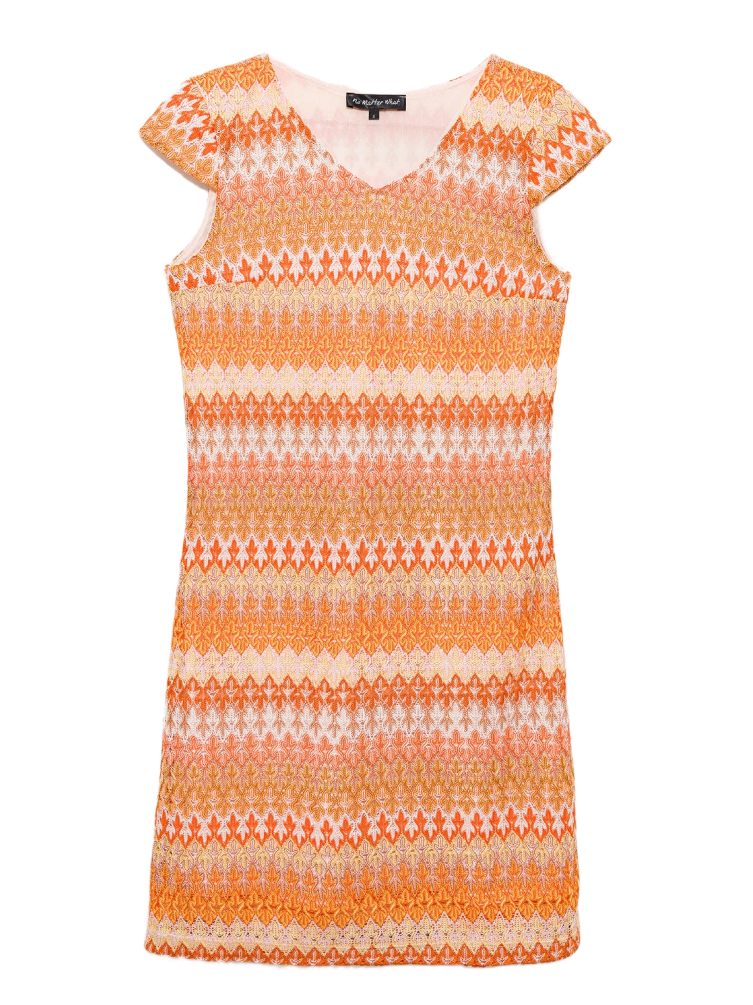 No Matter What Dress in Champagne / Orange / Lobster / White, Item view