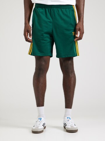 Regular Pantalon 'Adicolor Firebird' ADIDAS ORIGINALS en vert : devant