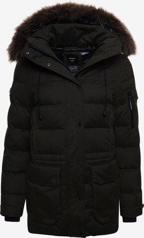 Superdry Winterparka in Groen: voorkant