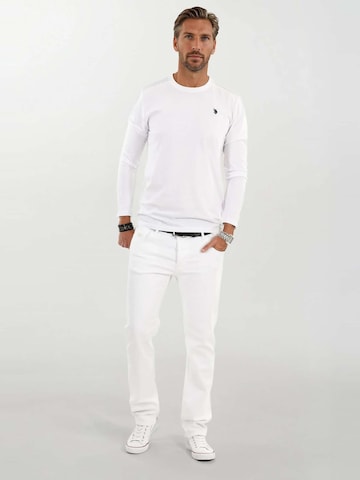 Alessandro Salvarini Regular Jeans in White