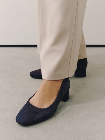 Next - Zapatos con plataforma en azul