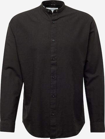 SELECTED HOMME Regular fit Button Up Shirt in Black: front