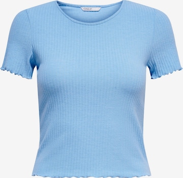 T-shirt 'Emma' ONLY en bleu : devant