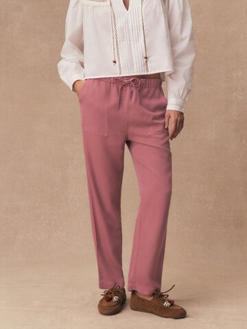 Next Tapered Hose in Pink: Vorderseite