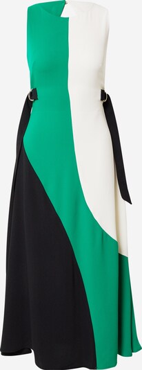 Karen Millen Kleid in grün / schwarz / offwhite, Produktansicht