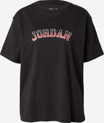 Tricou de la Jordan pe negru: față