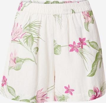 PIECES Loose fit Pants 'ALOHA ' in Beige: front