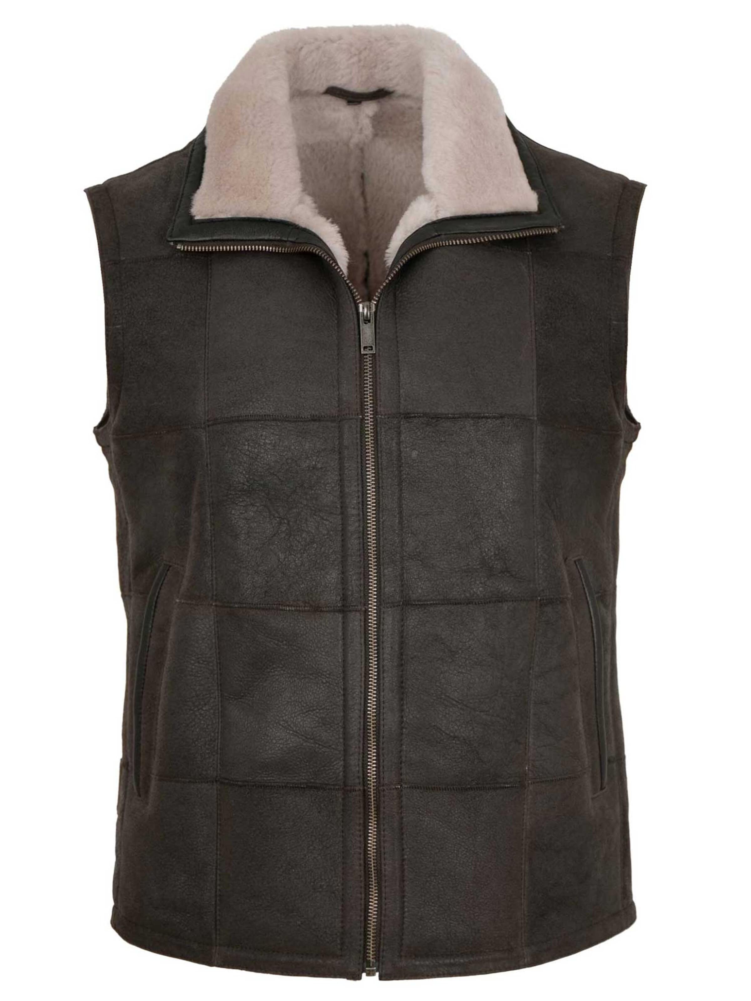 MADDOX Vest 'Lanzo' i brun: forside