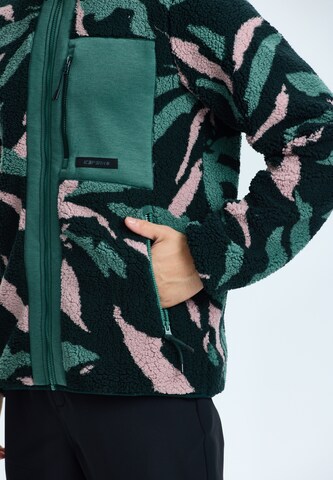 ICEPEAK Athletic Fleece Jacket in Green