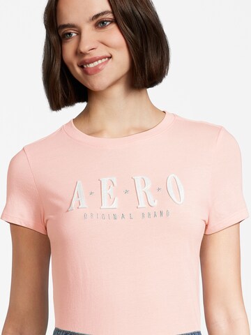 AÉROPOSTALE T-shirt 'STARS' i rosa