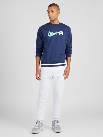 Bluză de molton 'AIR' de la Nike Sportswear pe albastru