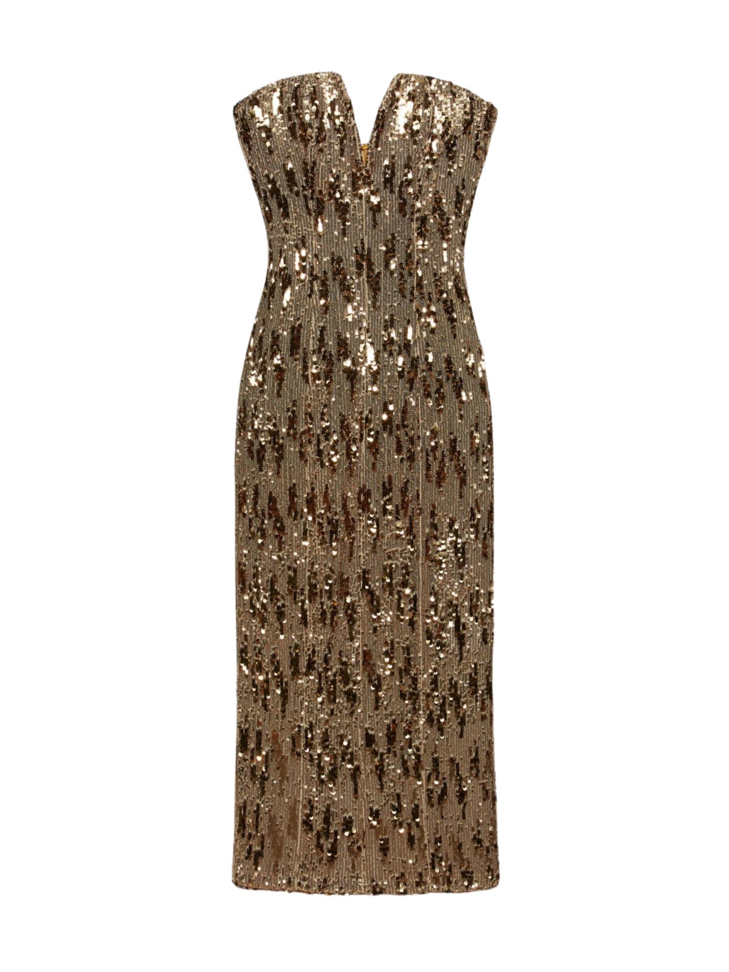 Aniye By Evening Dress in Gold: front