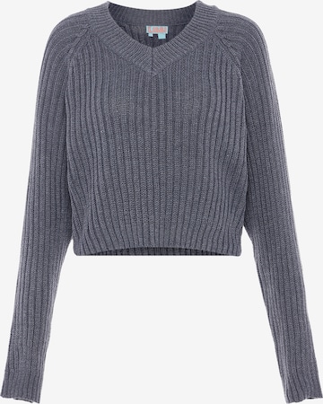 Pull-over Libbi en gris : devant