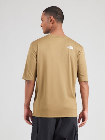 THE NORTH FACE Funkcionalna majica 'Shadow' | rjava barva