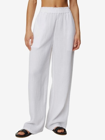 Marks & Spencer Wide leg Pants in White: front