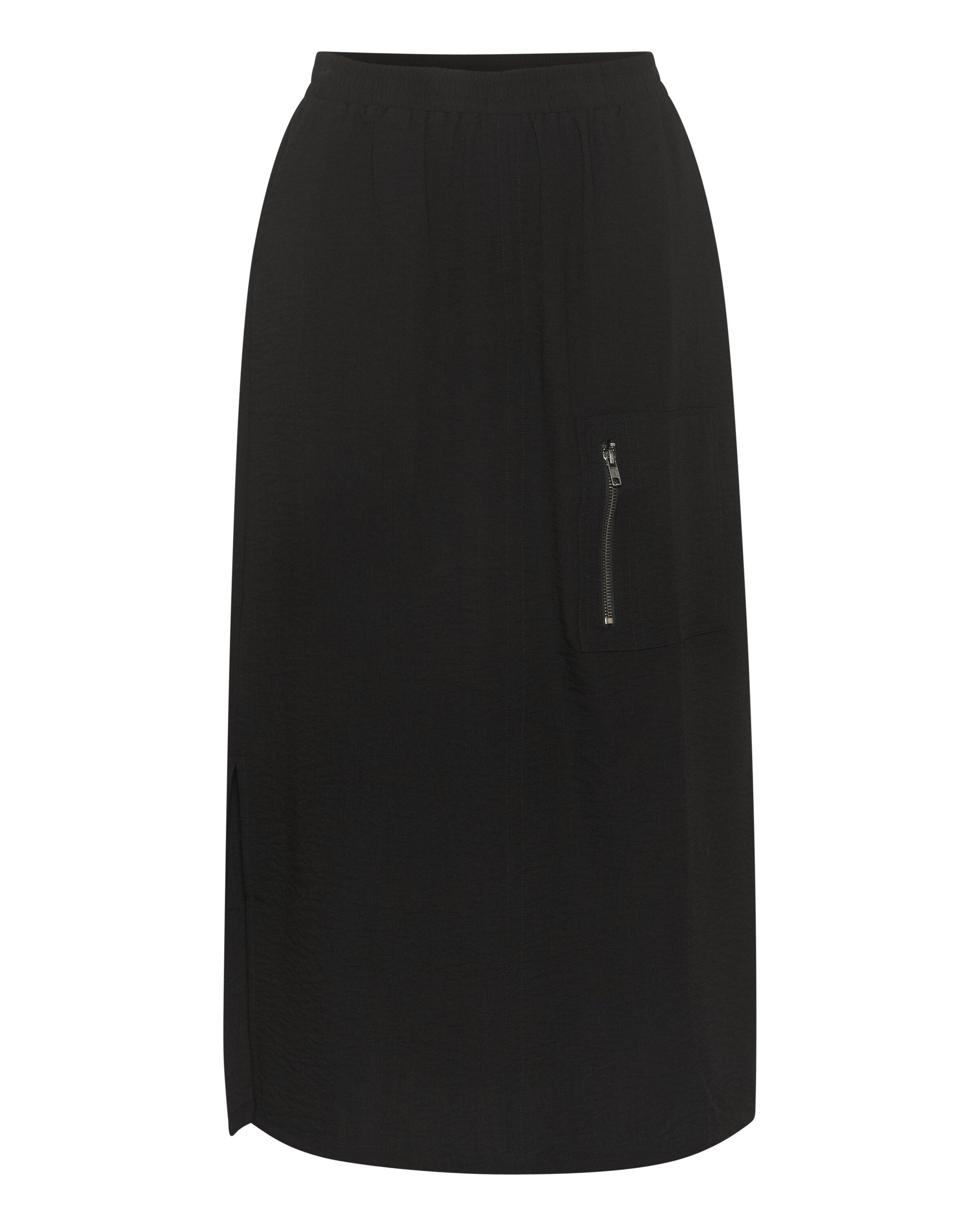 Kaffe Rok in Zwart: voorkant