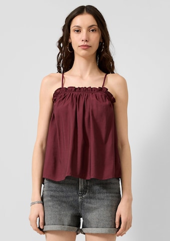 QS Top in Rot: Vorderseite