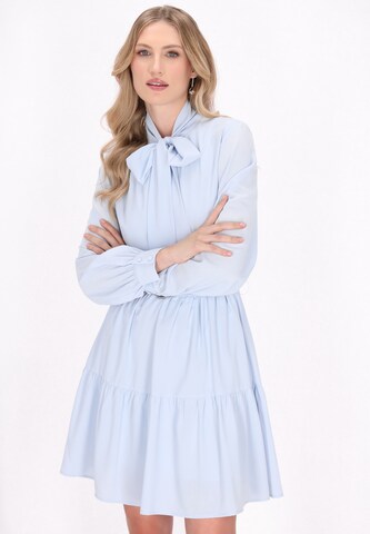 DreiMaster Klassik Shirt Dress 'Classic Look' in Blue: front